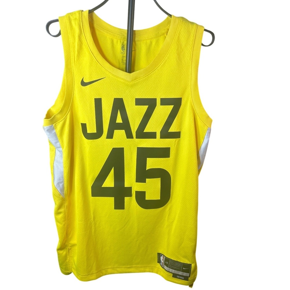 Nike Utah Jazz Donovan Mitchell NBA Swingman Jersey Icon Edition Yellow Large